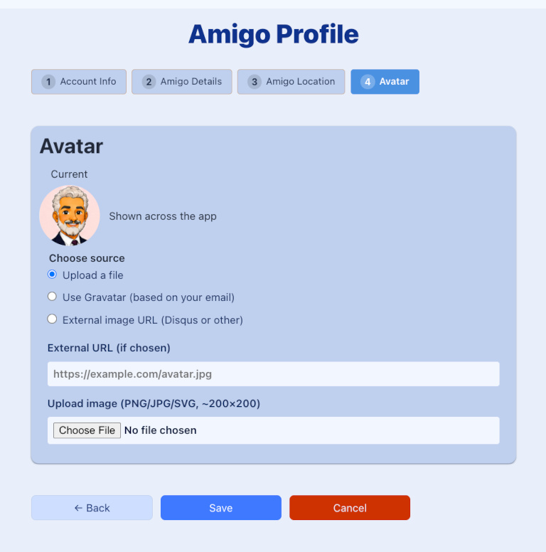 amigo profile avatar