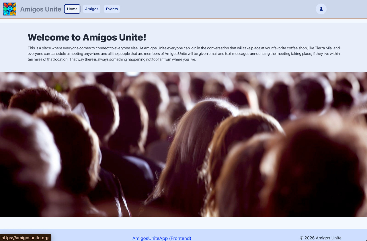 amigos unite home page